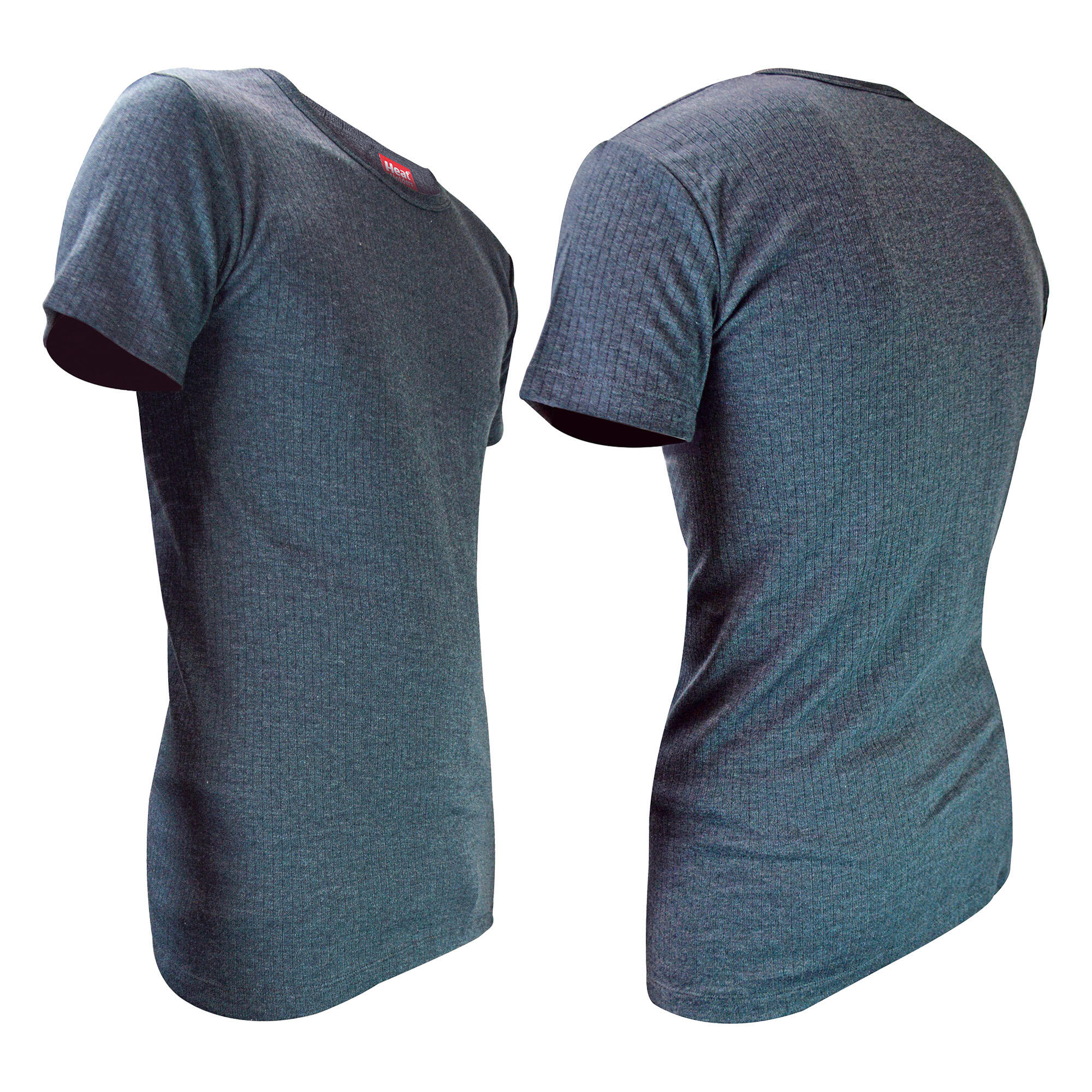 Heat Holders - 2er Pack Herren Thermo Innenfleece Outdoor Kurzarm Unterhemd 3/6