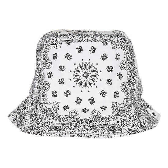 Cappello A Secchiello Stampa Bandana Flexfit Nero