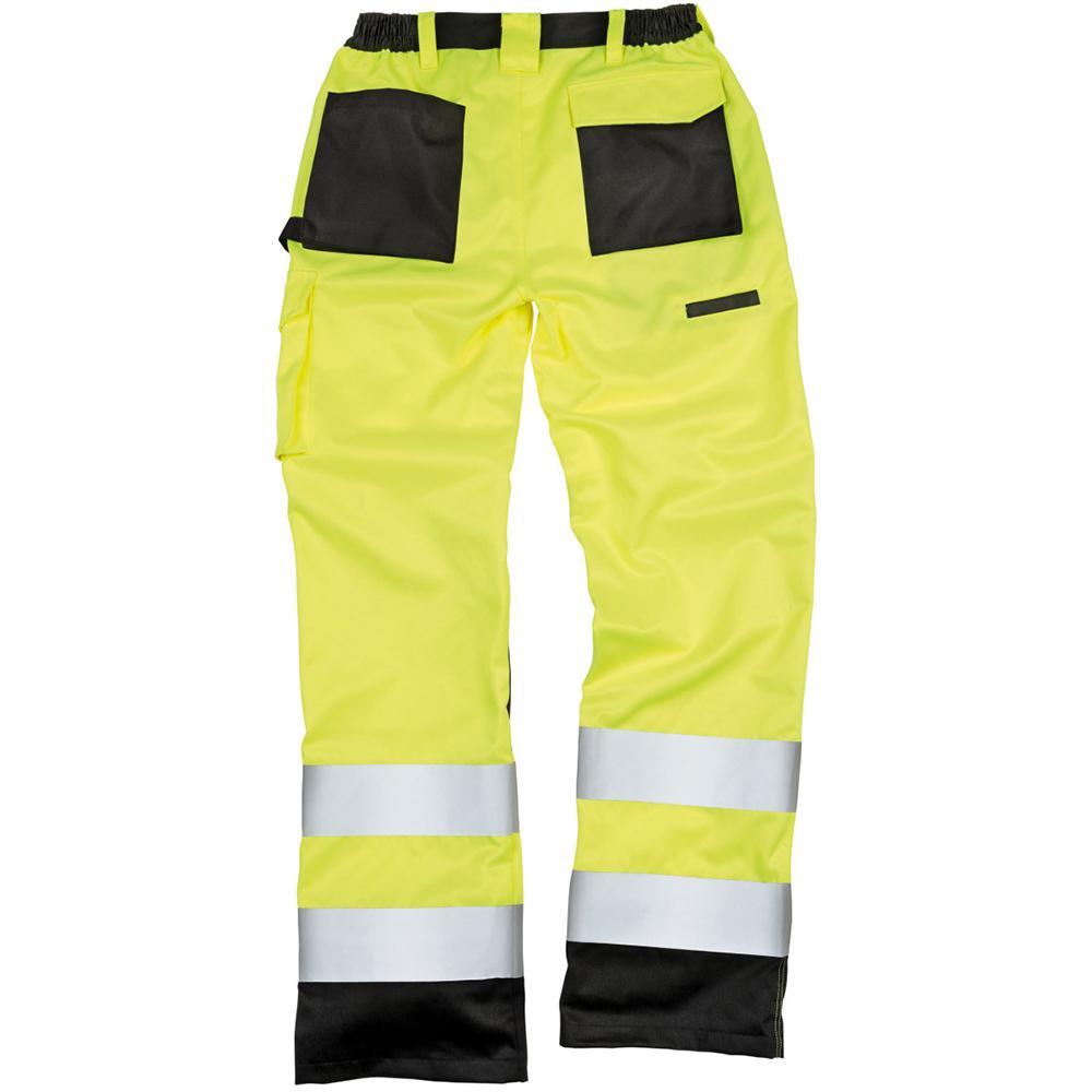 Safeguard Pantalon Cargo Haute Visibilité Adulte Unisexe (Jaune Haute 3/7