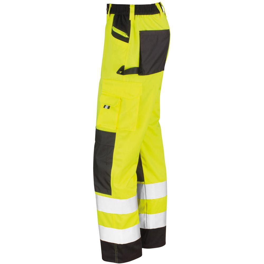 Safeguard Pantalon Cargo Haute Visibilité Adulte Unisexe (Jaune Haute 4/7