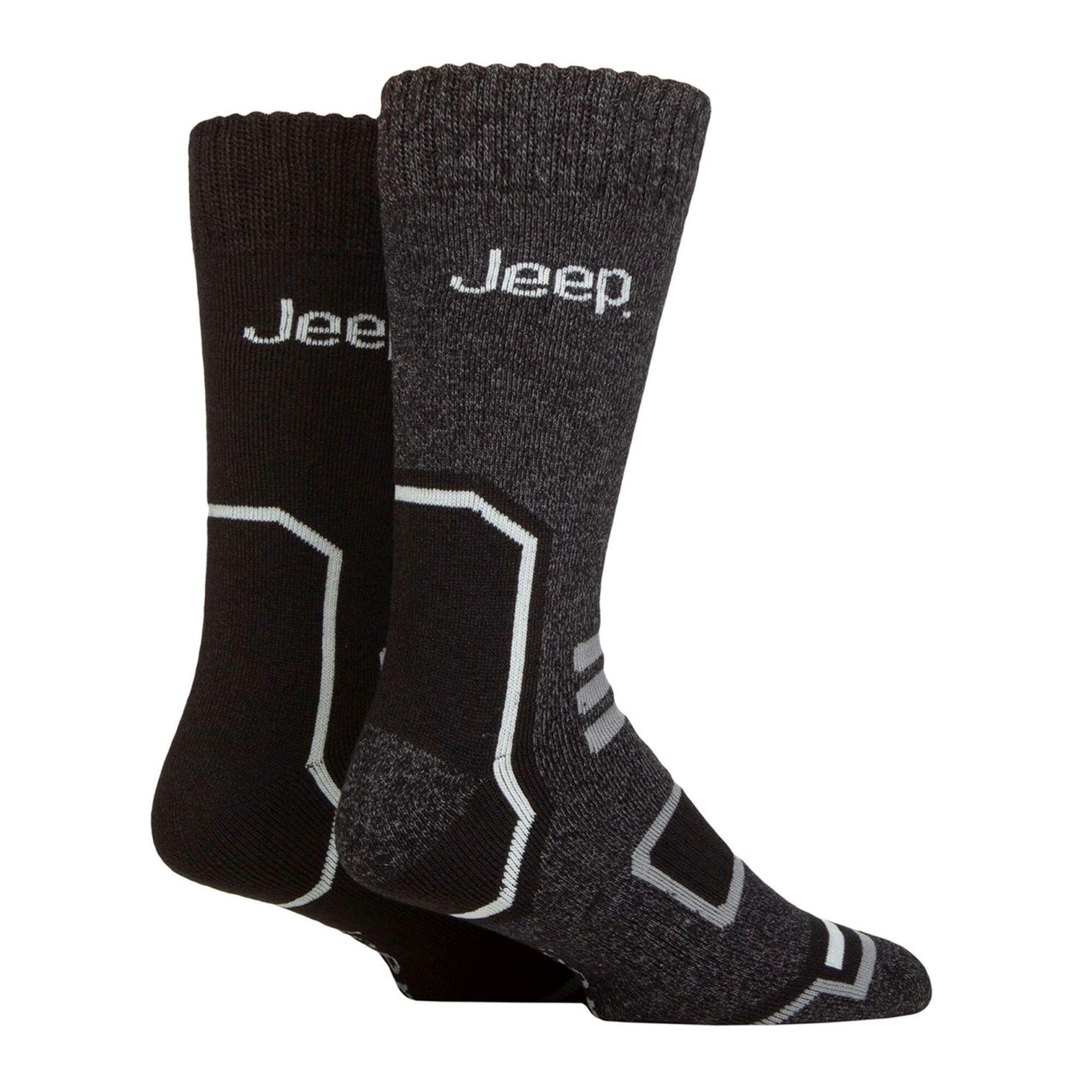 Herren Winter Thermosocken | Jeep | Funktionssocken Herren Warme Stiefelsocken 3/4