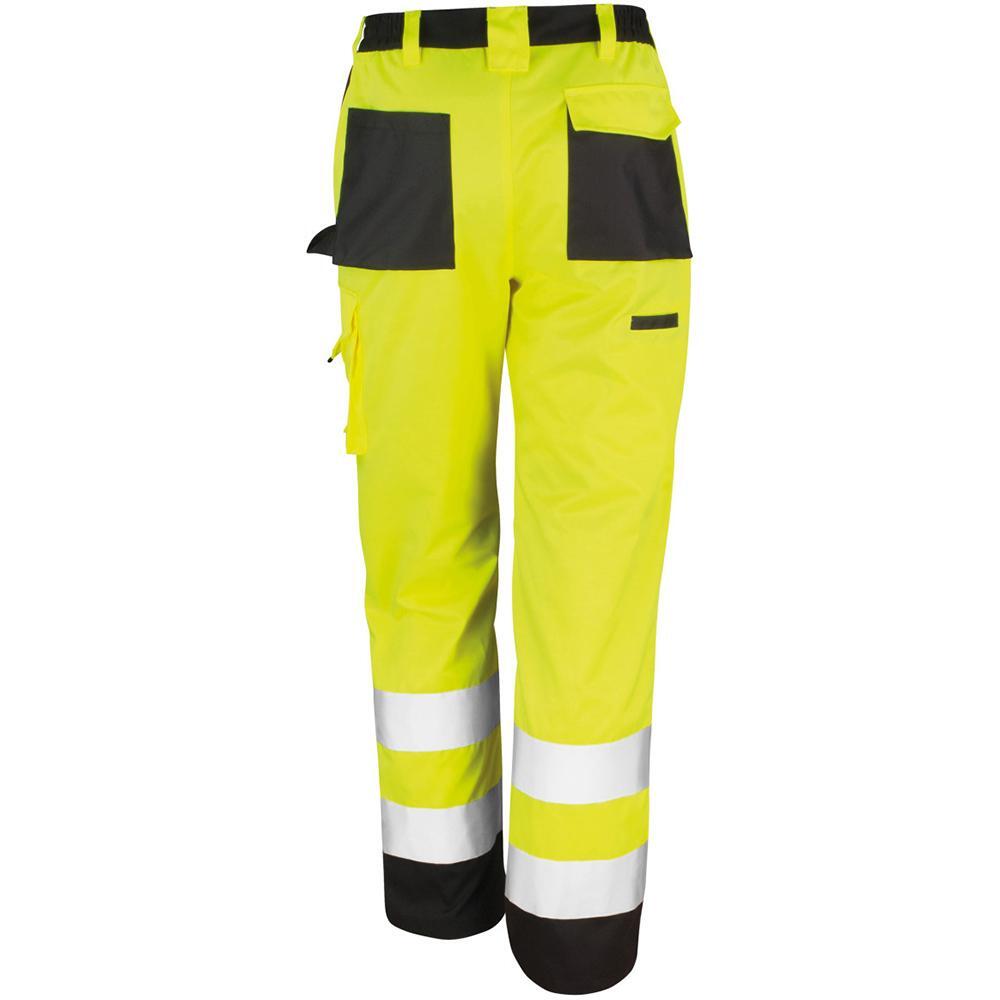 Safeguard Pantalon Cargo Haute Visibilité Adulte Unisexe (Jaune Haute 2/7