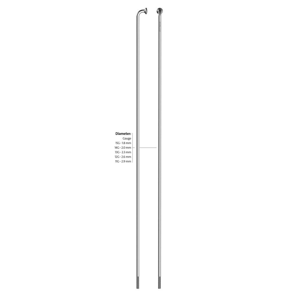 Sapim 232 mm stainless steel spoke without nipple, 100 pcs