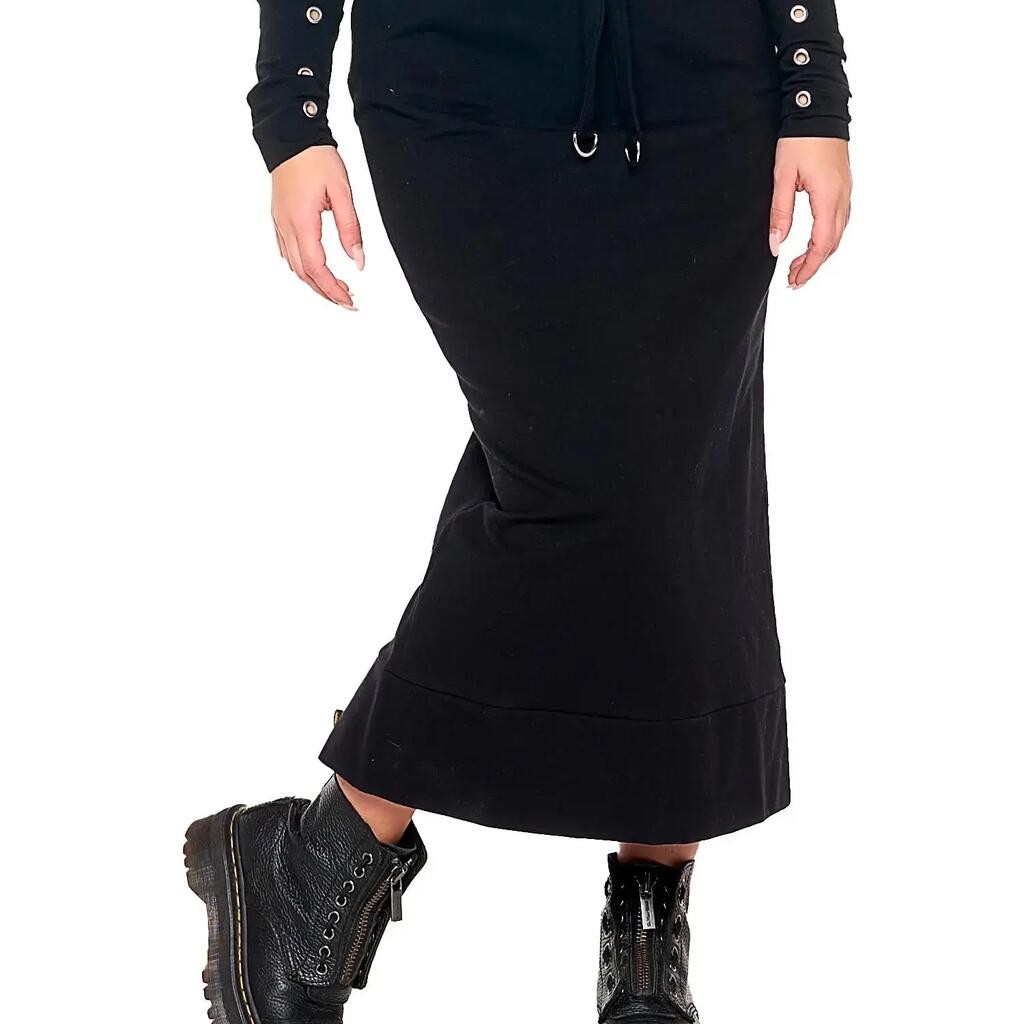 Women's "Black Ring" Long Winter Skirt
