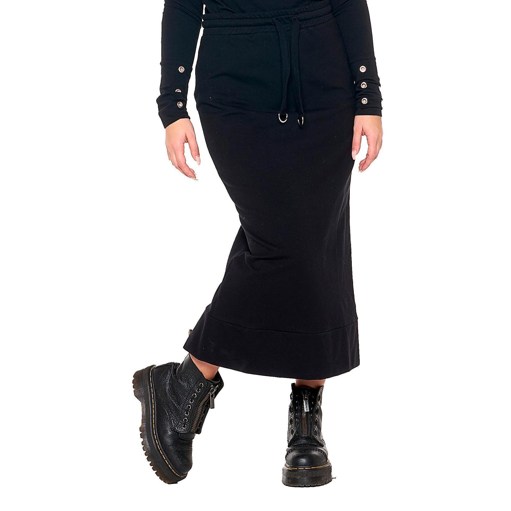 Leone 1947 Apparel - Jupe Longue D'Hiver Femme "black Ring" - Jupe - Noir - Decathlon