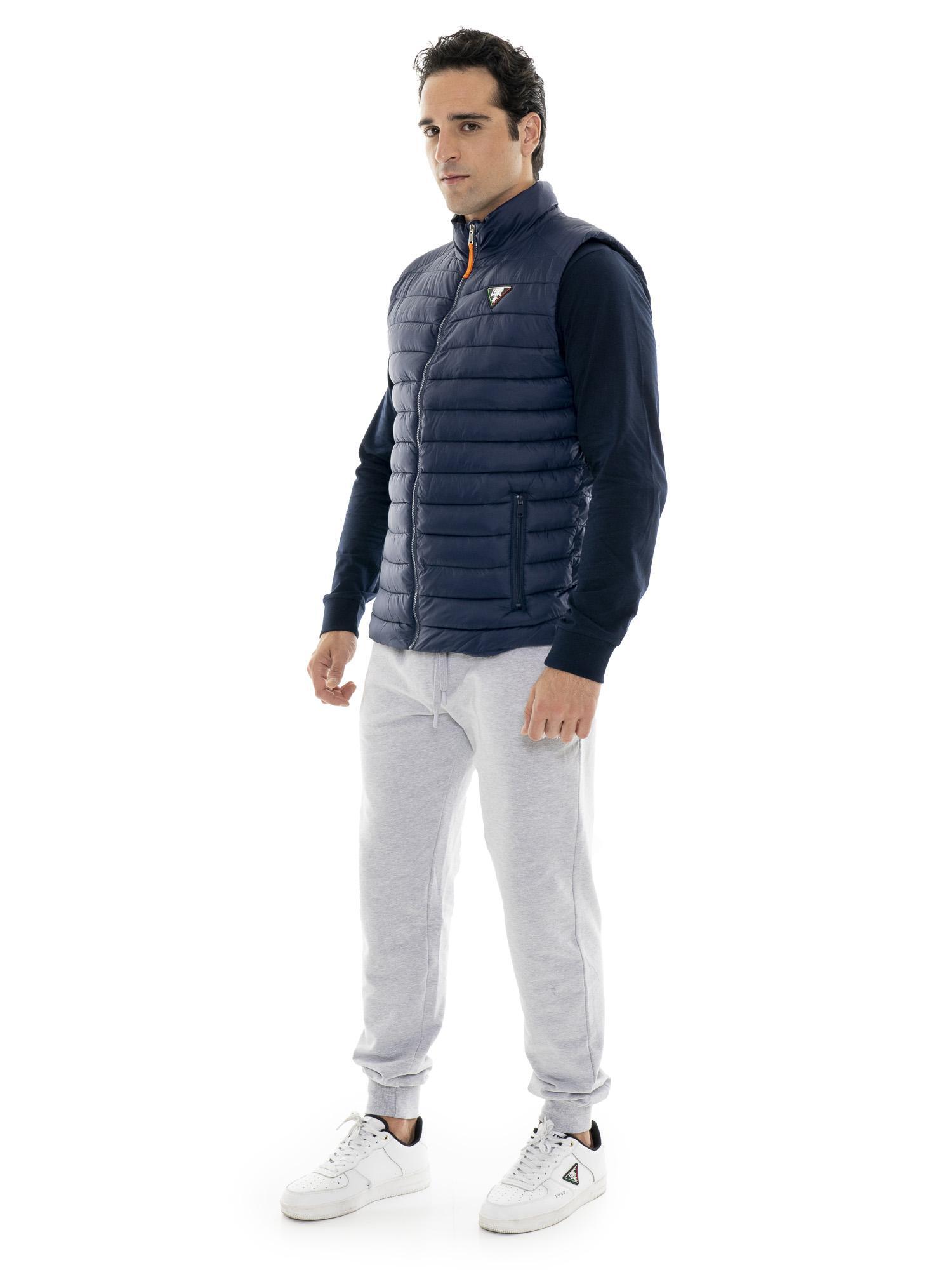 Plumífero de hombre "Basic" de invierno con cremallera y sin mangas 2/5