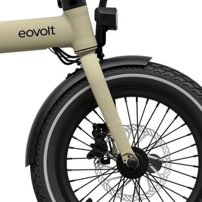Eovolt Fender für 16 Zoll Fahrrad in Schwarz
