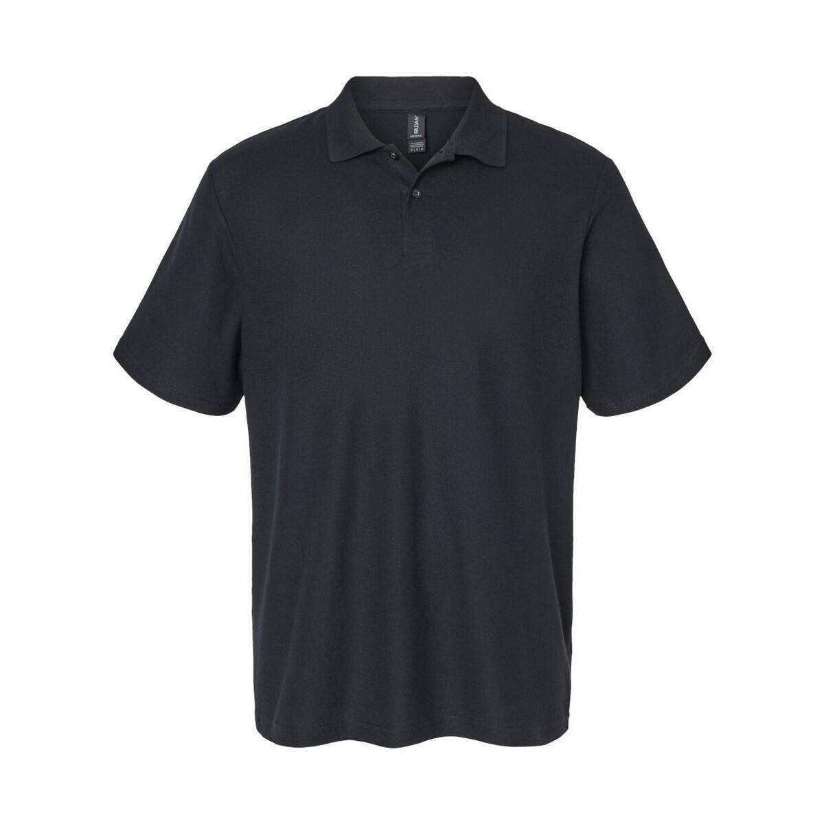 GILDAN Camisa pólo Softstyle Pique unissexo para adultos Preto