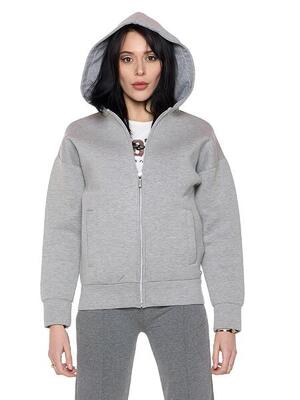 Giacca in neoprene invernale con spacco sul retro da donna "Pearl