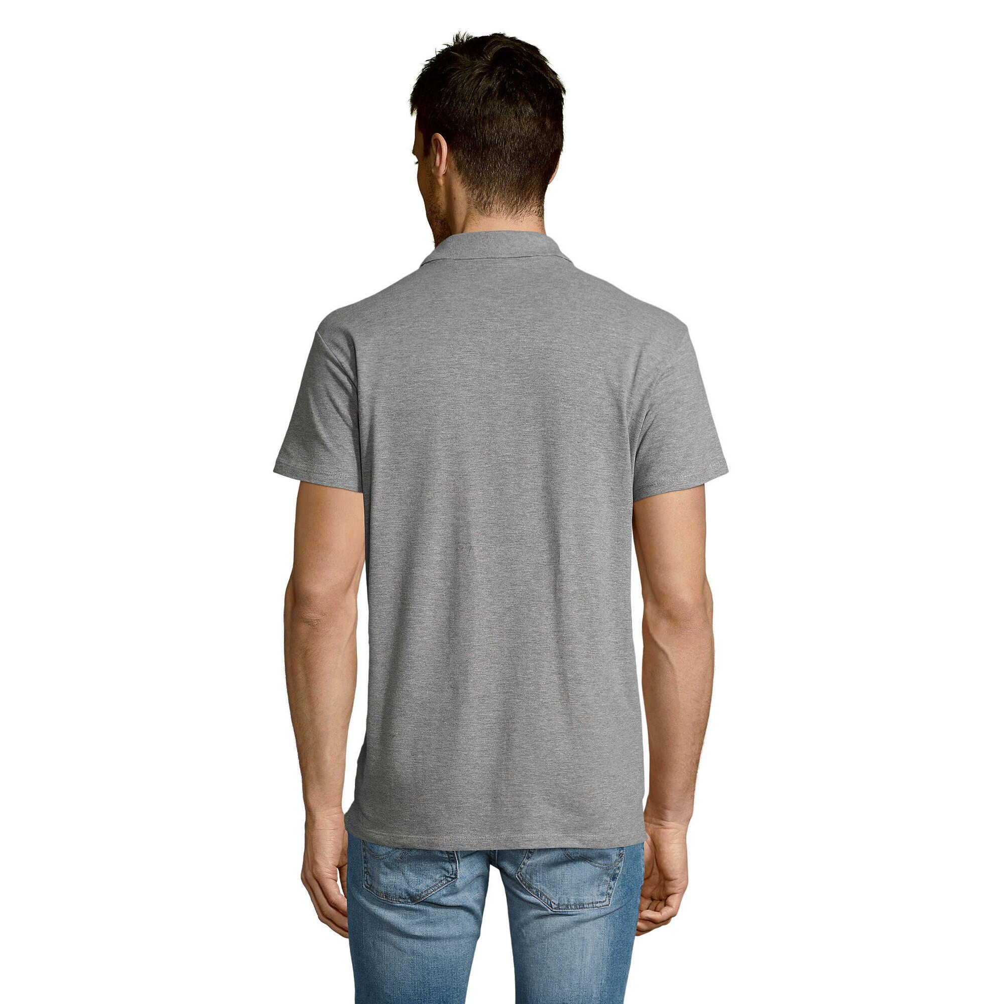 Maglietta Polo Adulto Unisex SOLS Summer II Grigio Melange 2/4