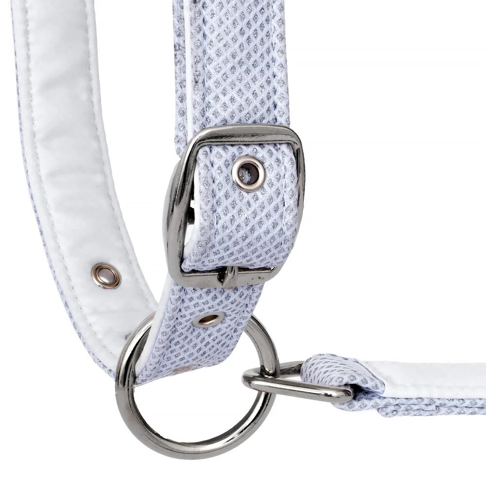 Paardenhalster van EQUESTRIAN QUEEN Rotterdam 25SS met bontafwerking 6/7