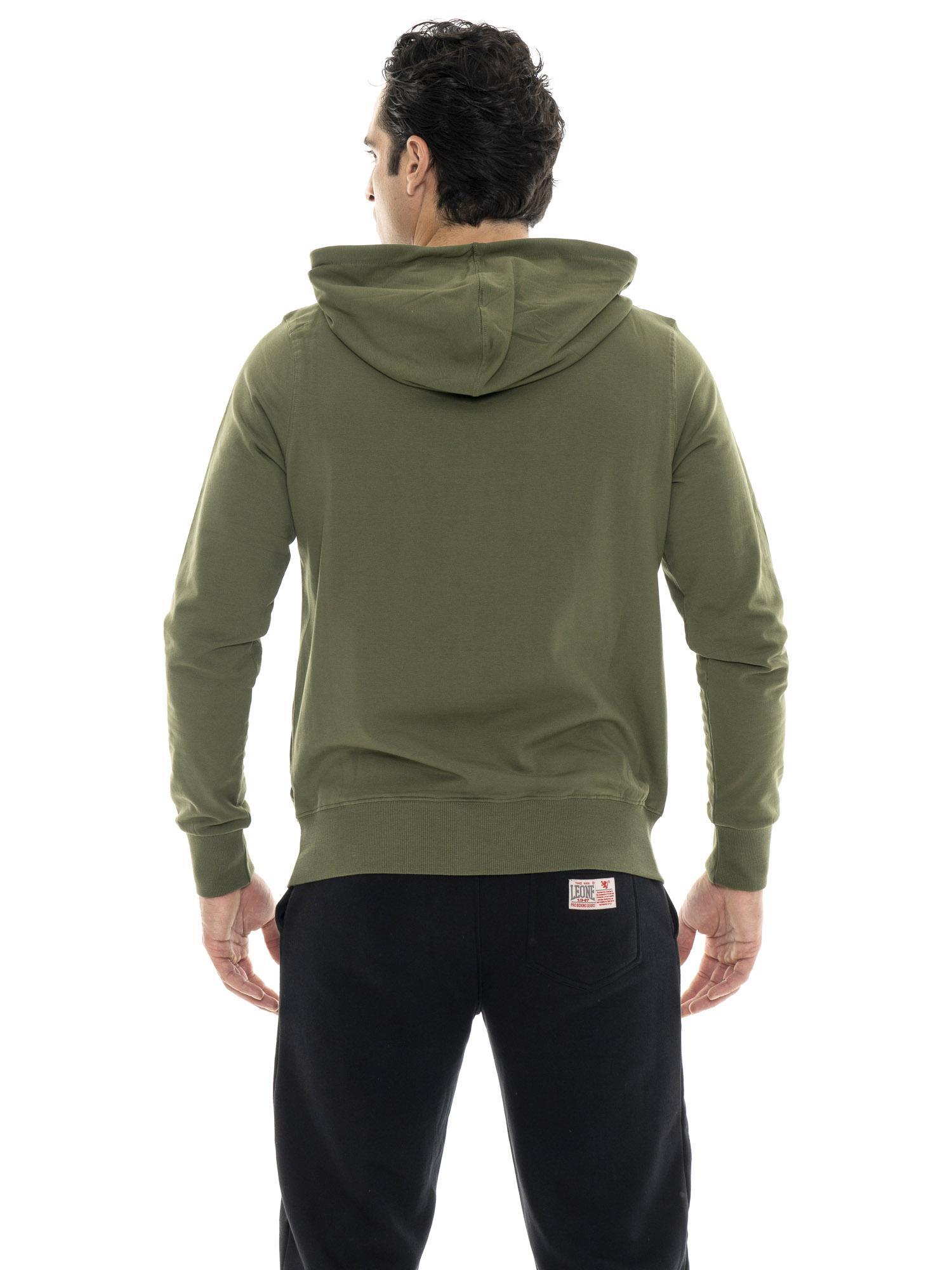 Sudadera de invierno para hombre con capucha y pequeño logo "Basic" 4/7