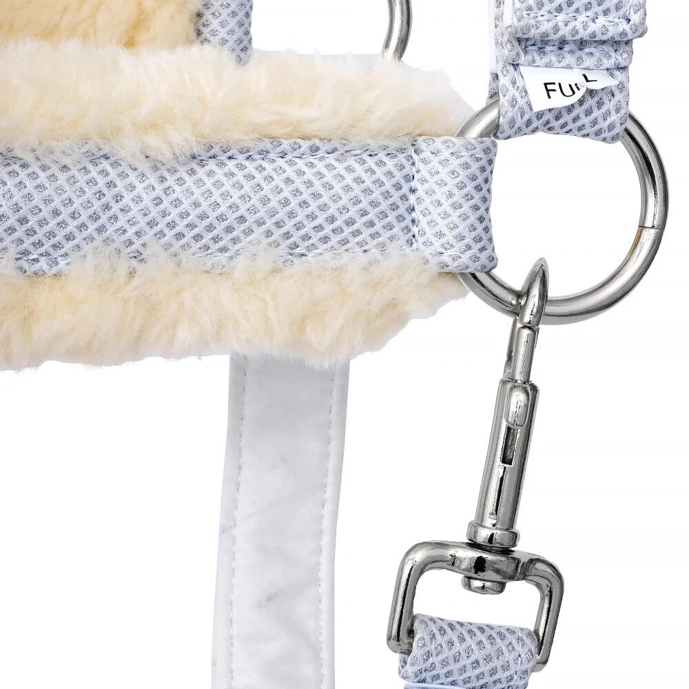 Paardenhalster van EQUESTRIAN QUEEN Rotterdam 25SS met bontafwerking 4/7