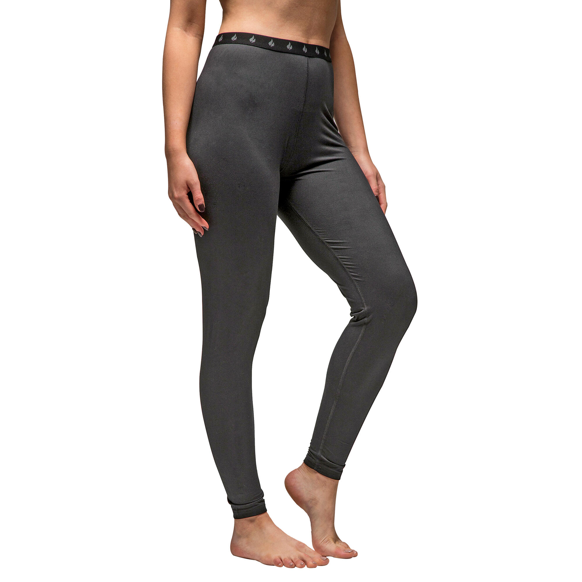 Women's Fleece-Lined Thermal Long Johns | Ultra Lite Thermal Bottoms Base Layer 3/5