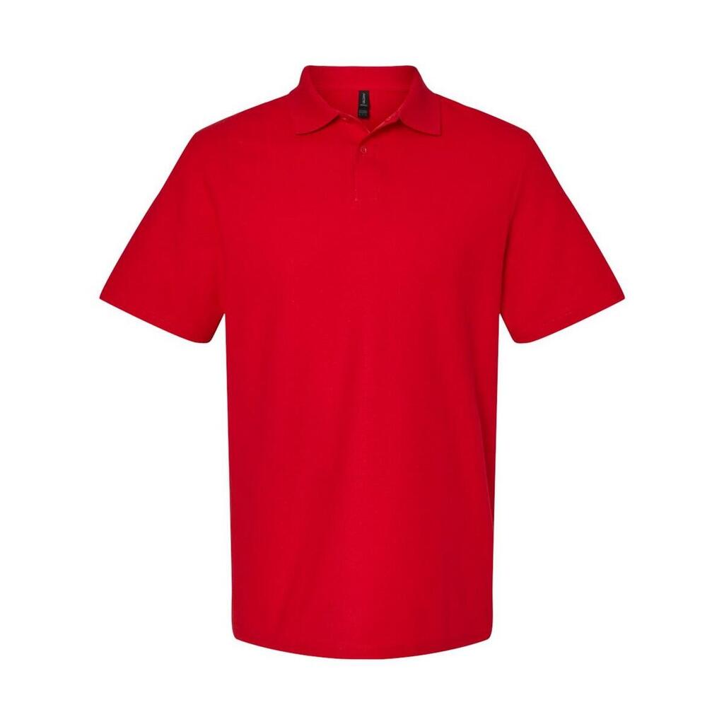 Unisex Adult Softstyle Pique Polo Shirt (Cherry Red)