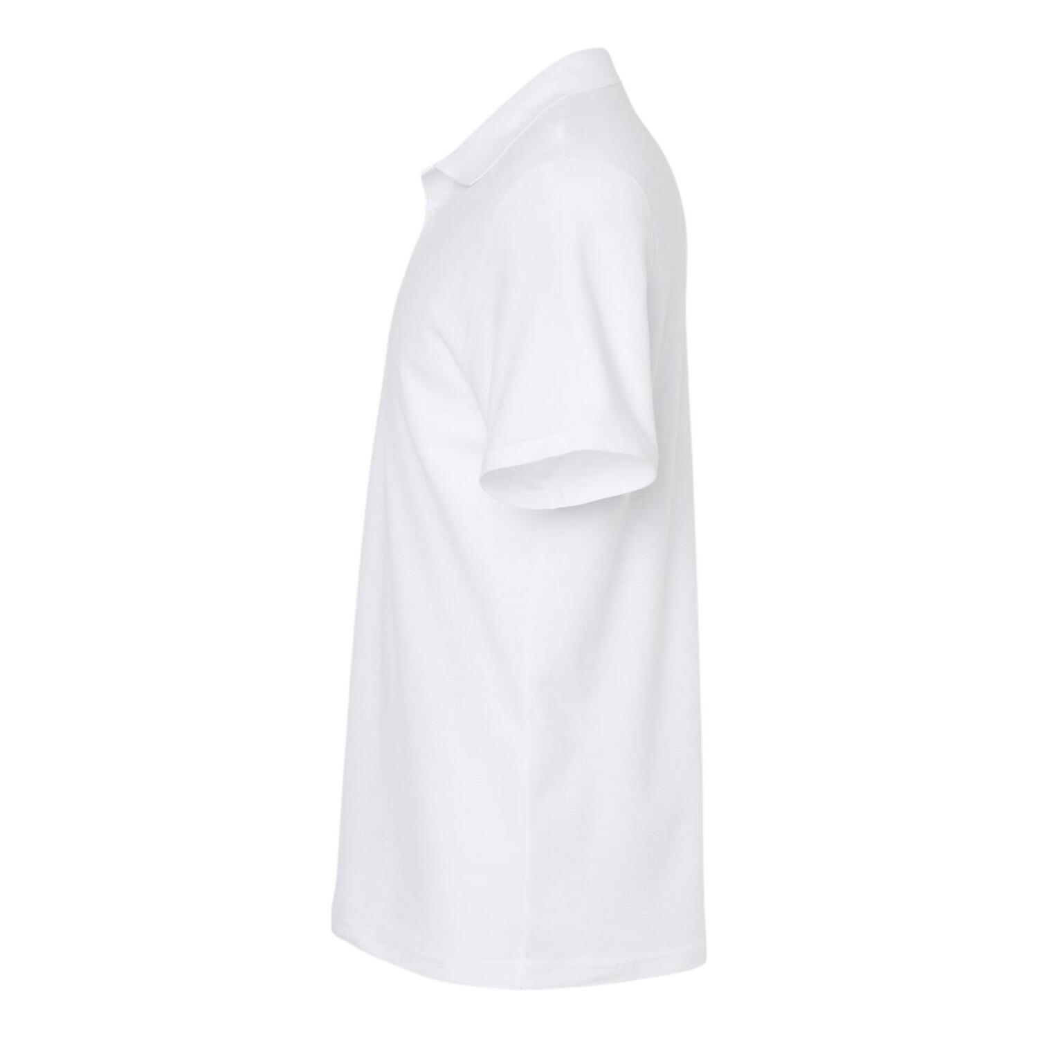Polo SOFTSTYLE Adulte (Blanc) 3/4