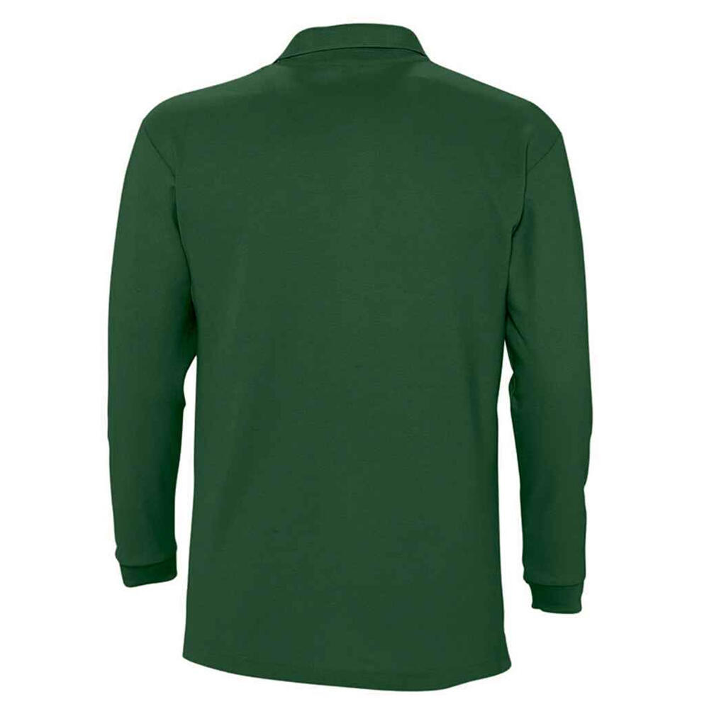 Camisola pólo de manga comprida Winter II para adultos unissexo (Golf Green) 2/4