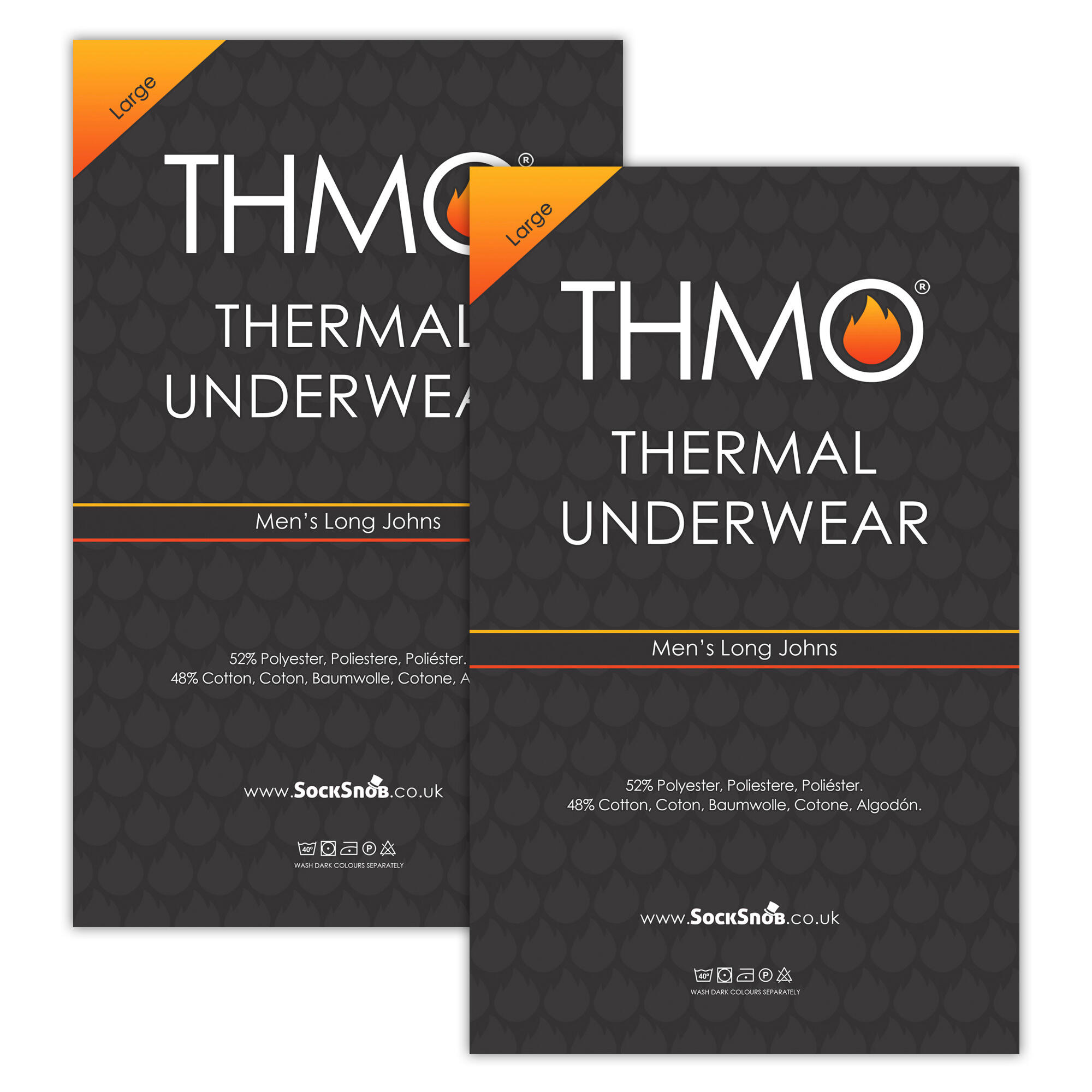 2er Pack Herren Thermo Unterwäsche Hosen | THMO | Winter Funktionsunterwäsche 2/5