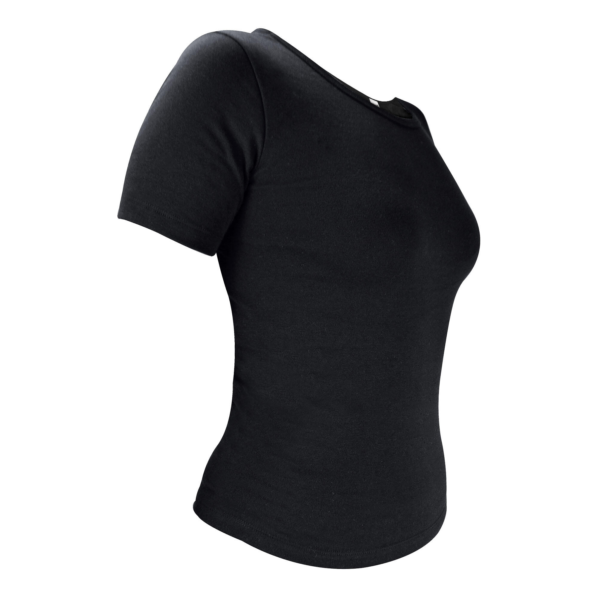 2 Pack Ladies Short Sleeve Thermal Top for Winter 3/5