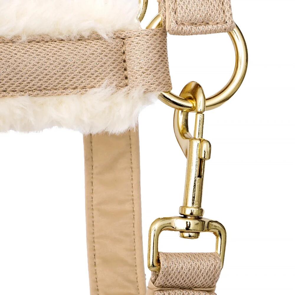 Paardenhalster van EQUESTRIAN QUEEN Rotterdam 25SS met bontafwerking 4/6