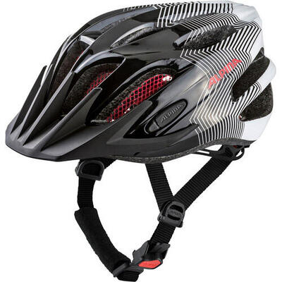 Olympic Sportswear Alpina Kinderhelm FB Jr. 2.0 50-55 Schwarz/Weiß/Rot