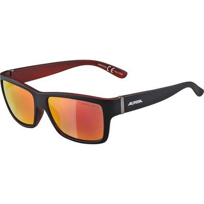 Olympische Sportbekleidung Alpina Sportbrille Kacey Schwarz Rot