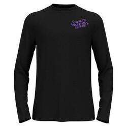 T-Shirt Manches Longues Odlo Merino 160 There'S More Noir