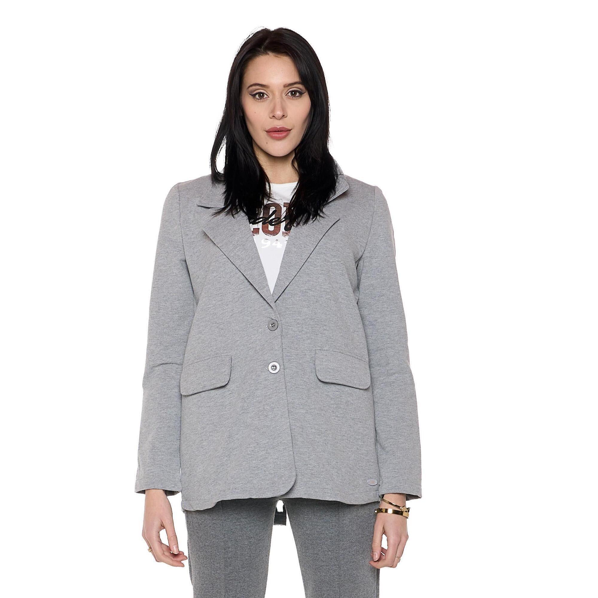 Leone 1947 Apparel - Sweat Blazer Hiver Femme "pearl" - Blouson - Gris - Decathlon