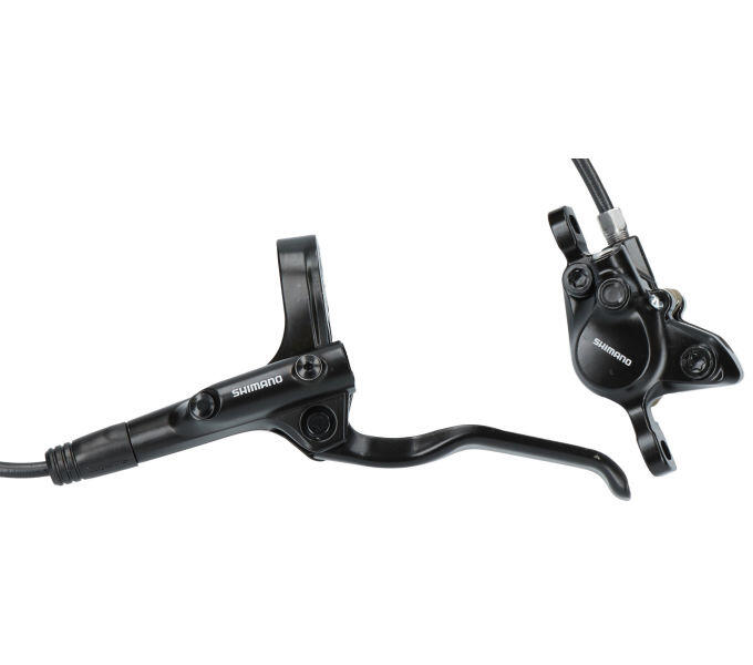 Conjunto travão disco hidráulico Shimano MT200 dianteiro, sem disco, preto 2/2