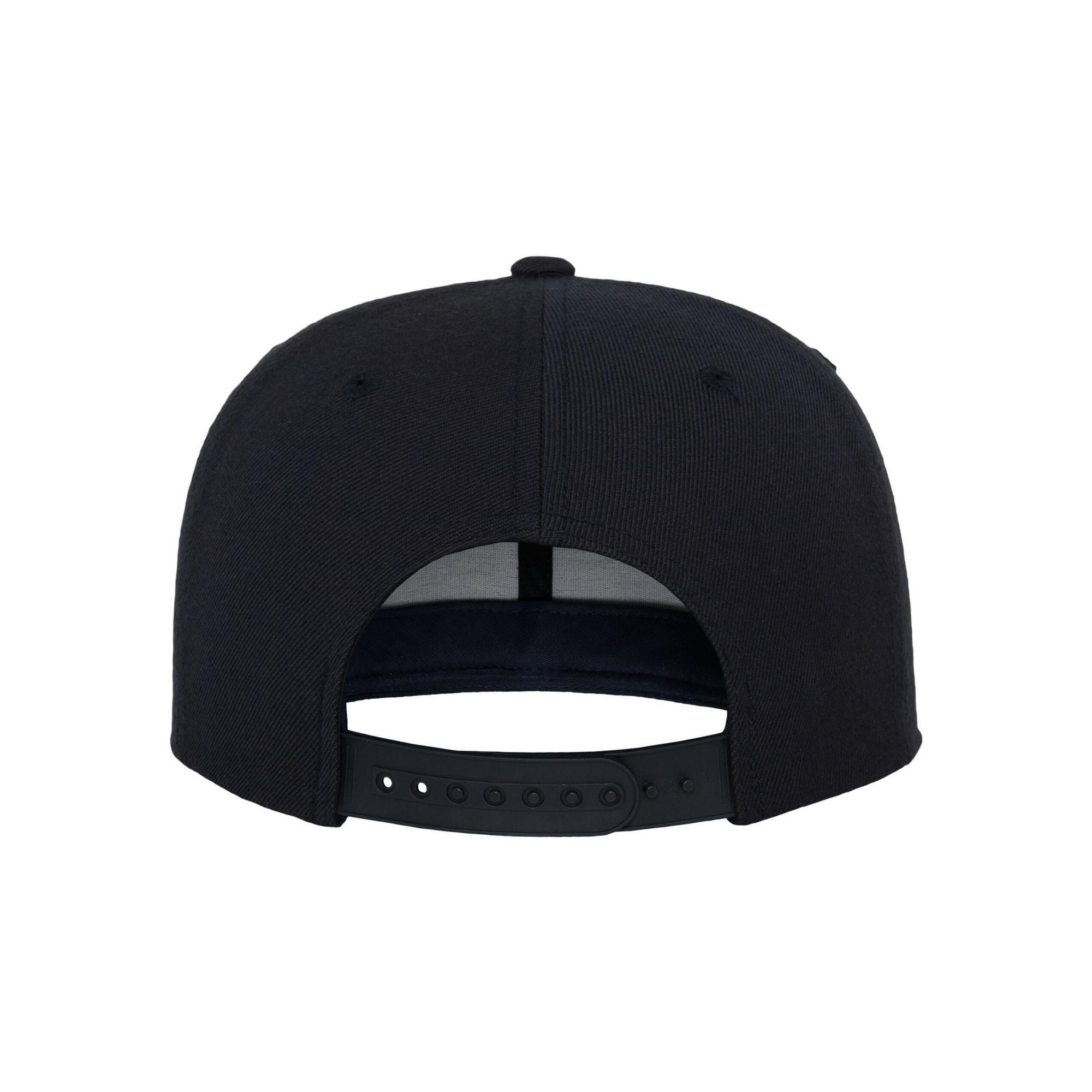 Cappellino Con Visiera Adulto Unisex Flexfit Classic Blu Navy Scuro 2/4