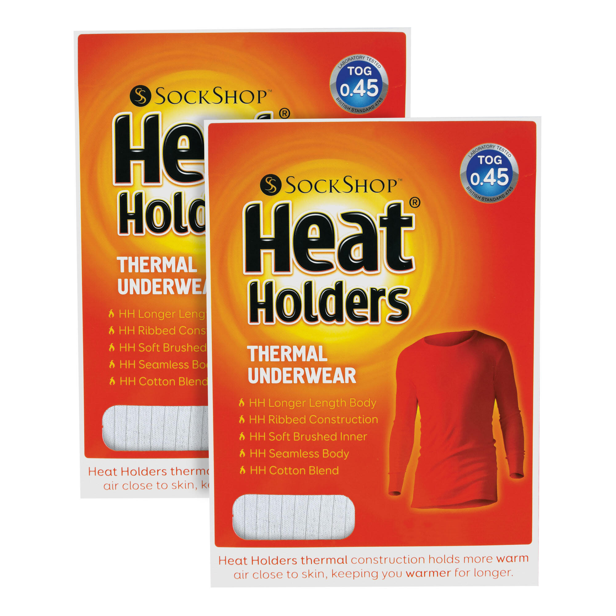 Heat Holders - Lot De 2 Homme Sous Vetements Thermqiue Manche Longue T-shirt 2/6