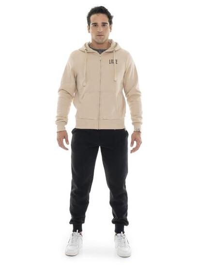 Tuta da uomo con cappuccio e zip Leone 1947 Apparel Vintage Small Logo
