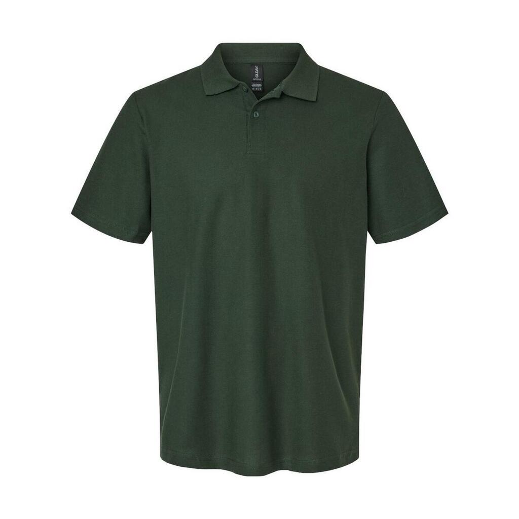 Unisex Adult Softstyle Pique Polo Shirt (Forest Green)