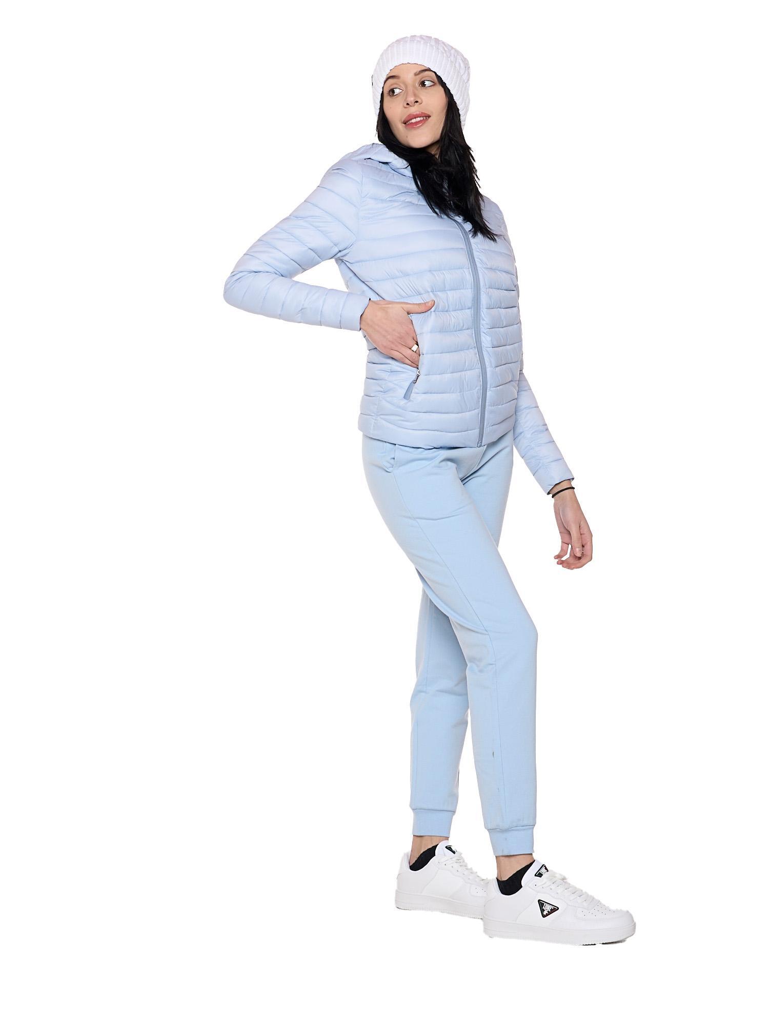 Plumífero de invierno para mujer con capucha "Never Without" 3/7