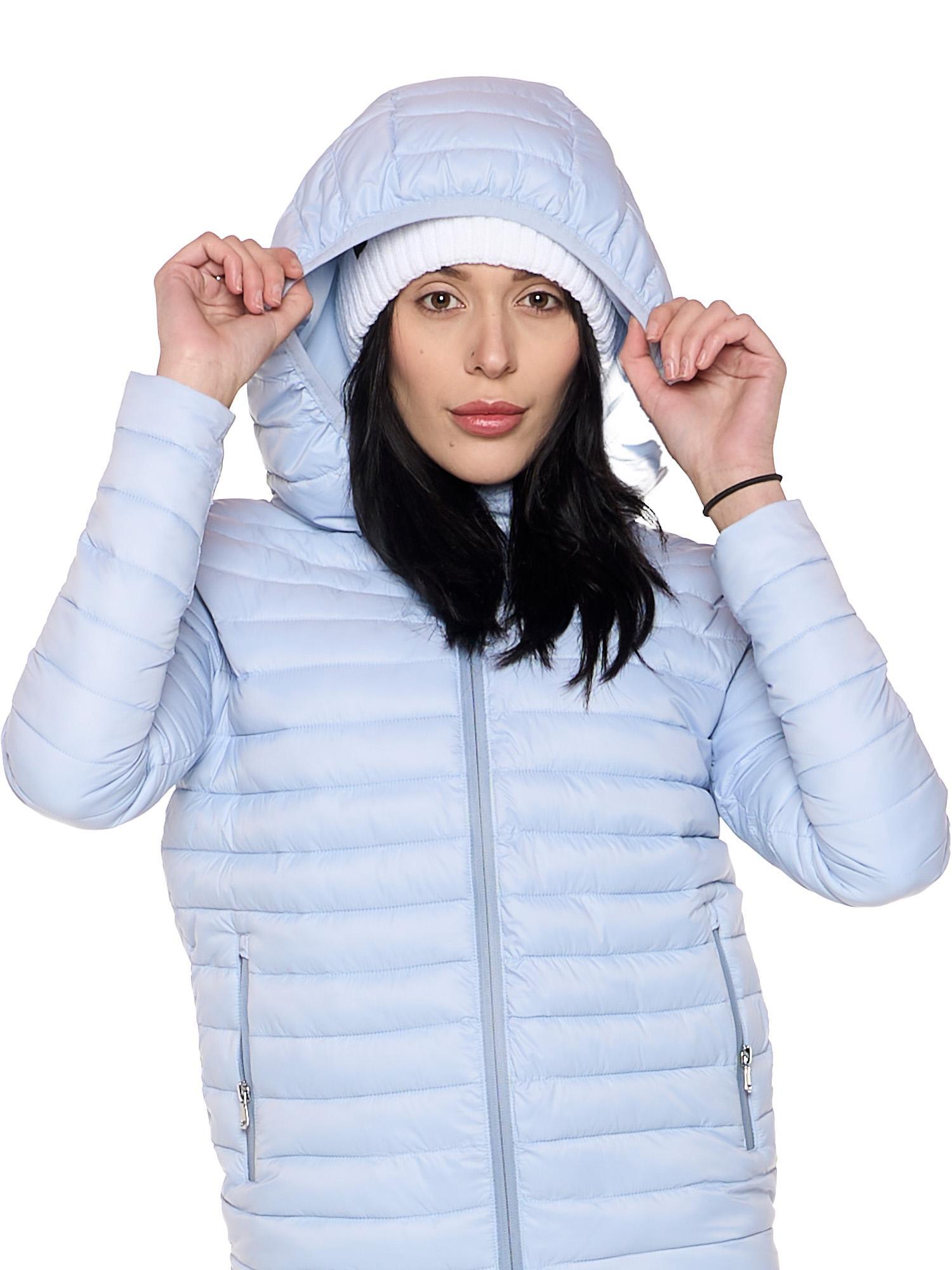Plumífero de invierno para mujer con capucha "Never Without" 5/7