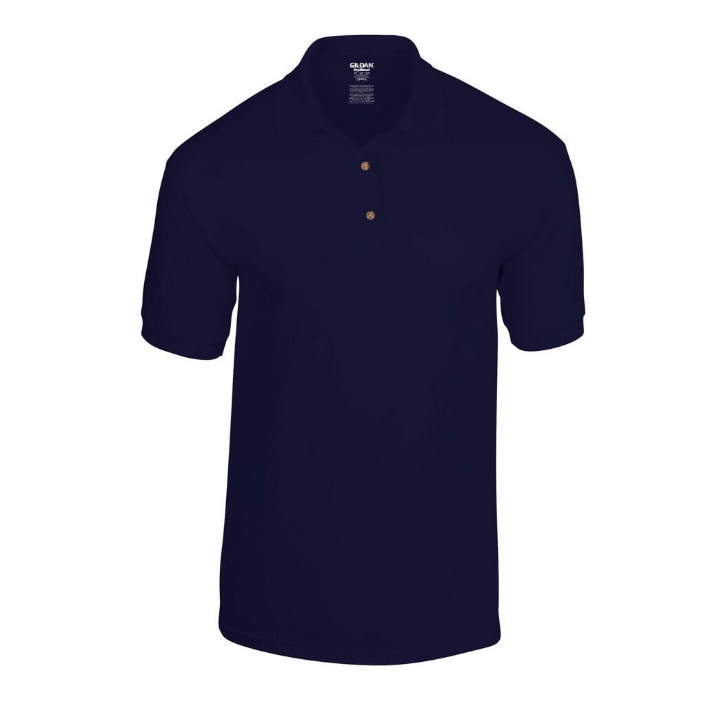 Unisex Adult Dryblend Jersey Polo Shirt (Navy)
