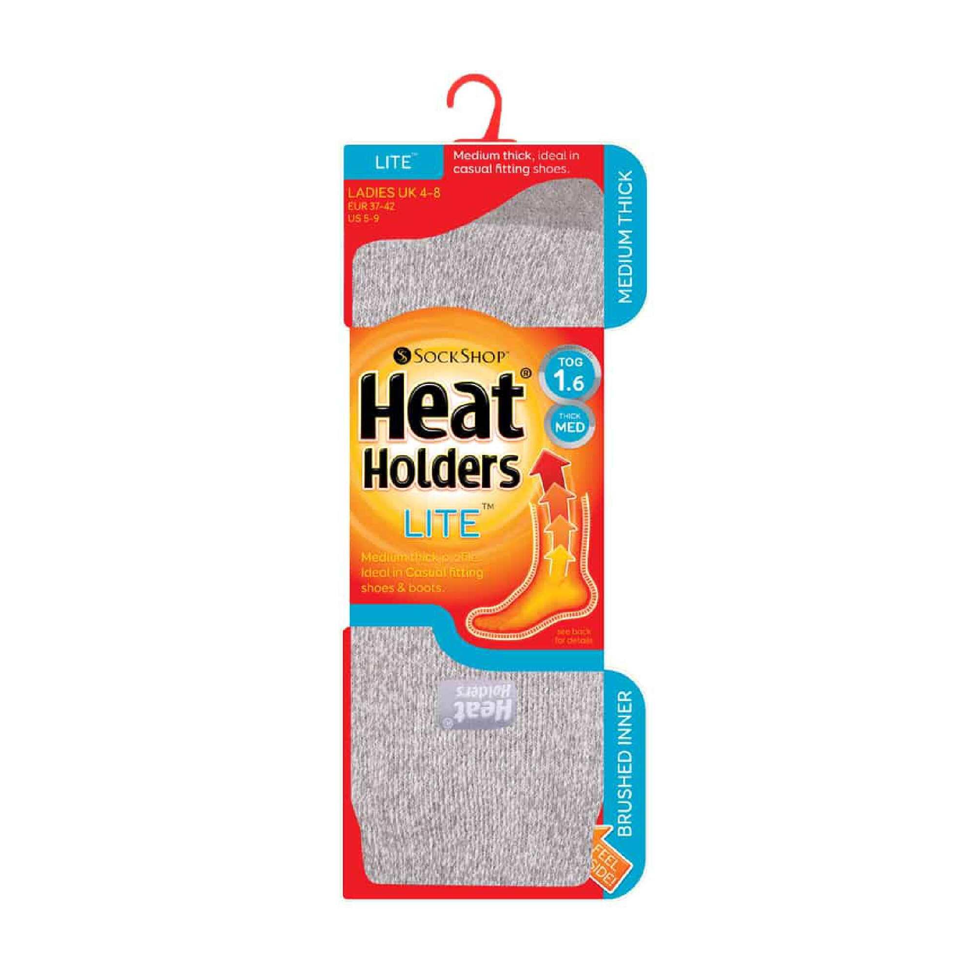 Ladies Thin Lightweight Plain Casual Winter Warm Thermal Socks 2/6
