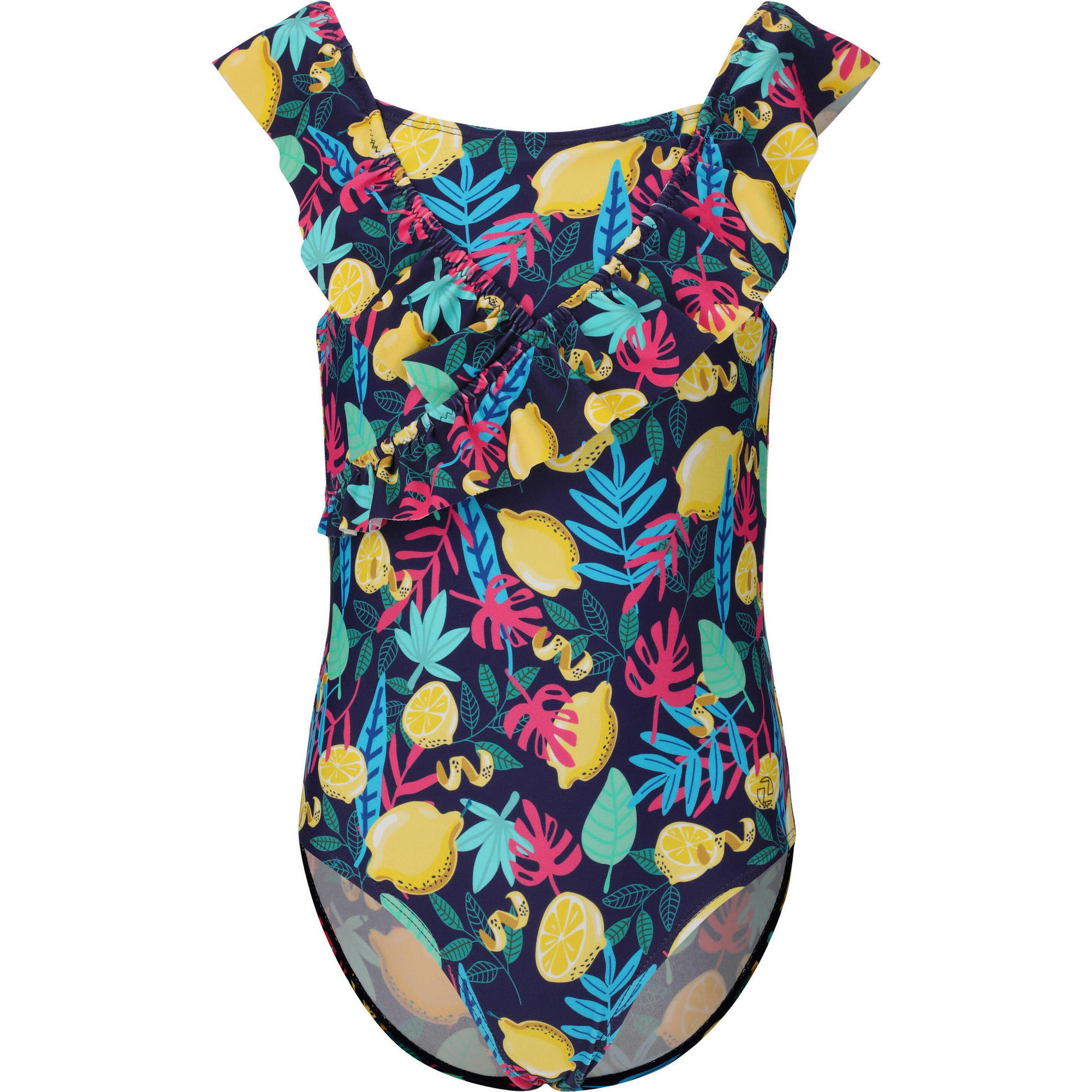Zigzag - Badeanzug Tropical - Maillot De Bain 1 Pièce - Bleu|jaune - Decathlon