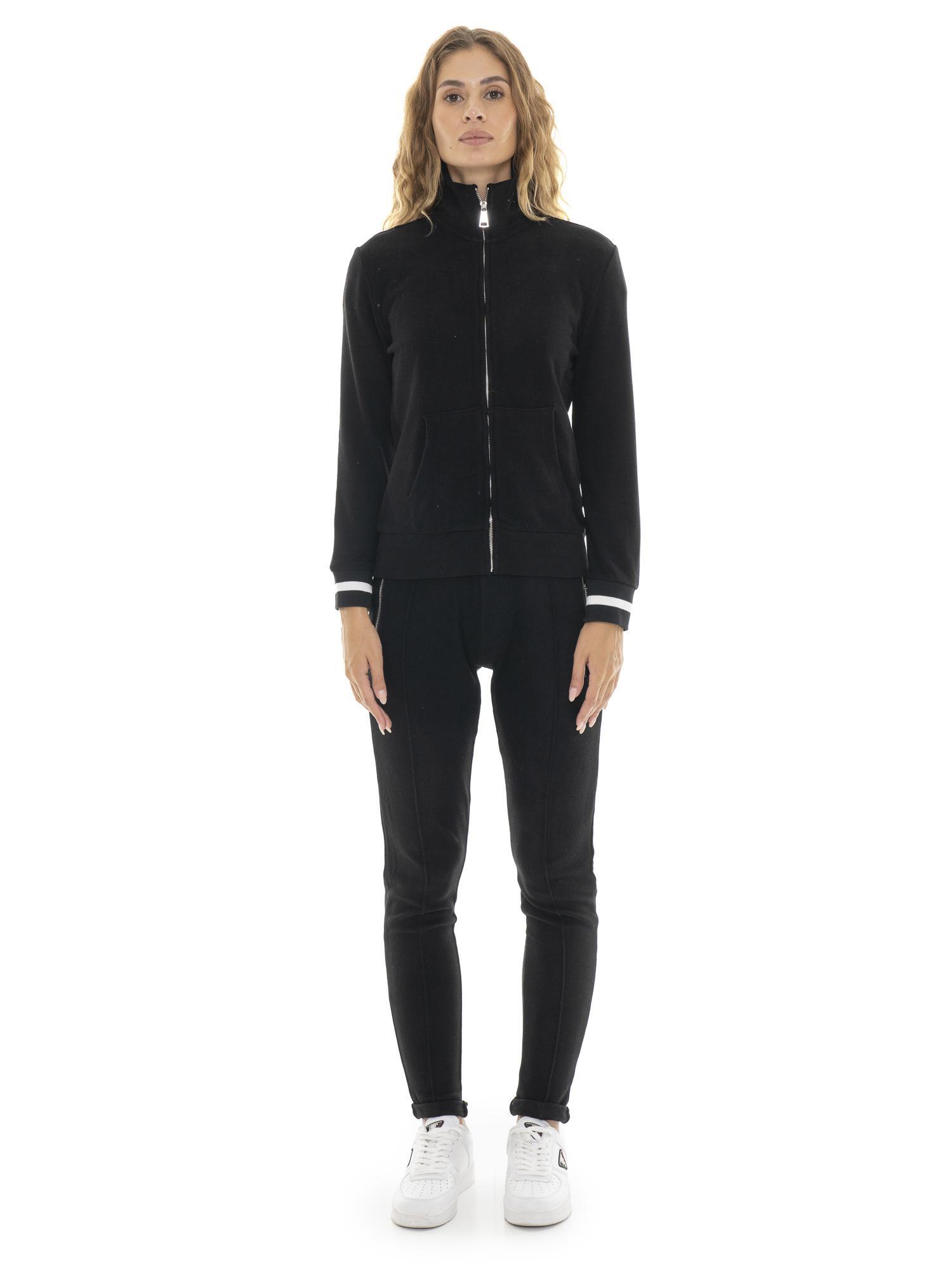 LEONE 1947 APPAREL Tuta da donna invernale con colletto e zip "Relaxed"