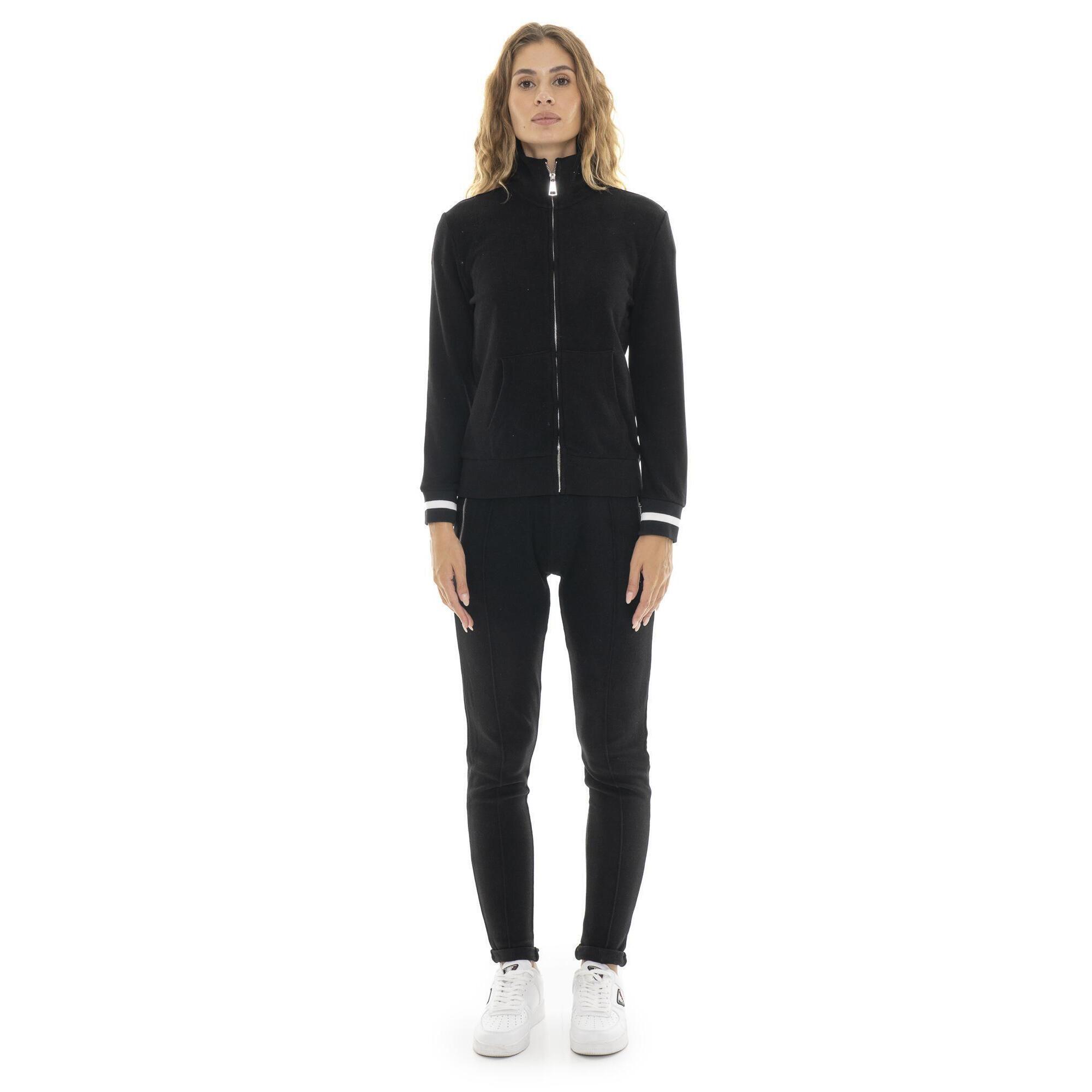 Leone 1947 Apparel - Survêtement D'Hiver Femme "relaxed" Avec Col Et Zip - Survêtement - Noir - 48 Xl - Decathlon