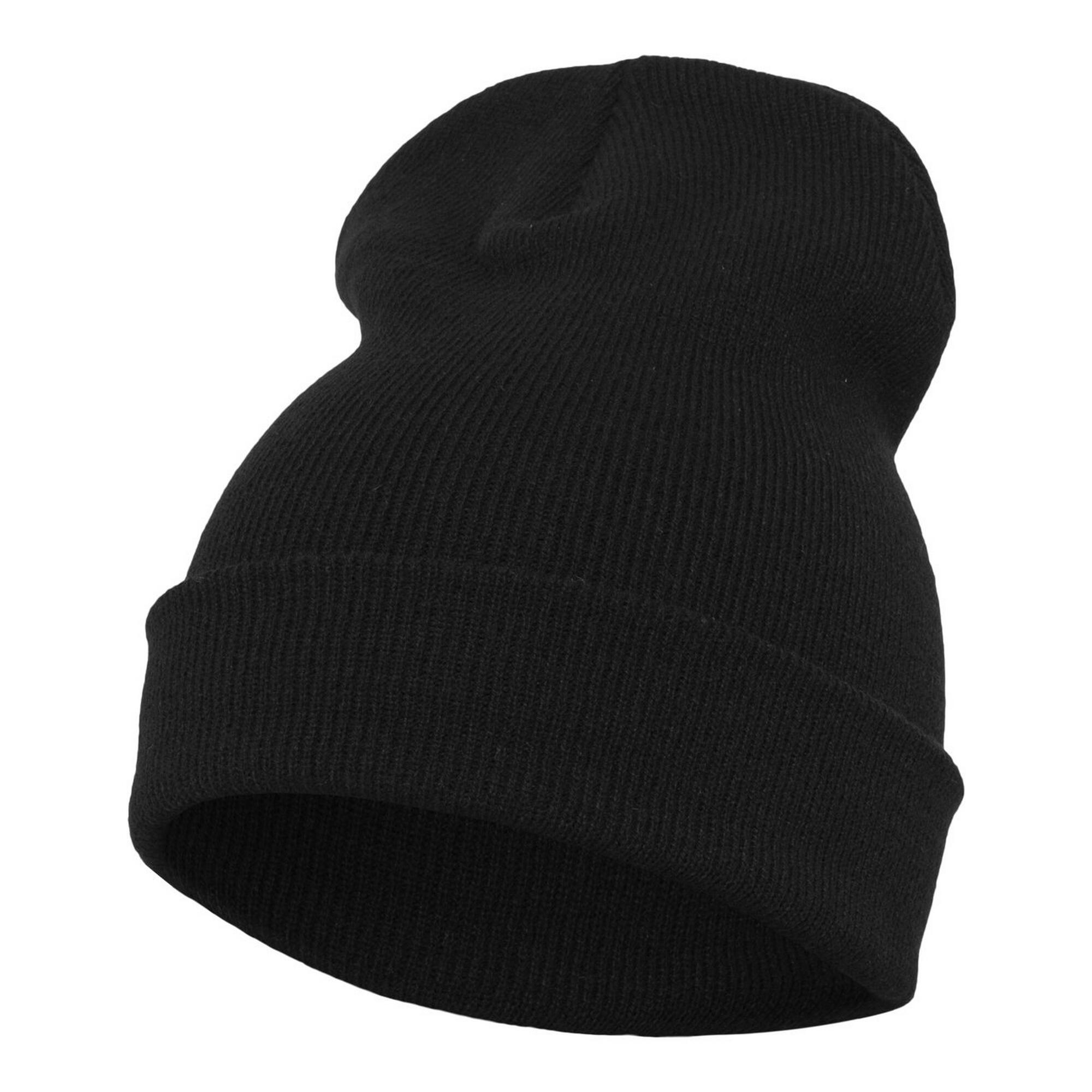FLEXFIT Gorro comprido pesado orgânico Preto