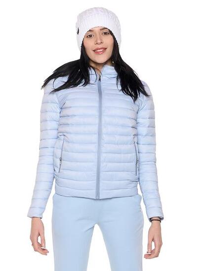 Doudoune hiver femme à capuche "Jamais Sans