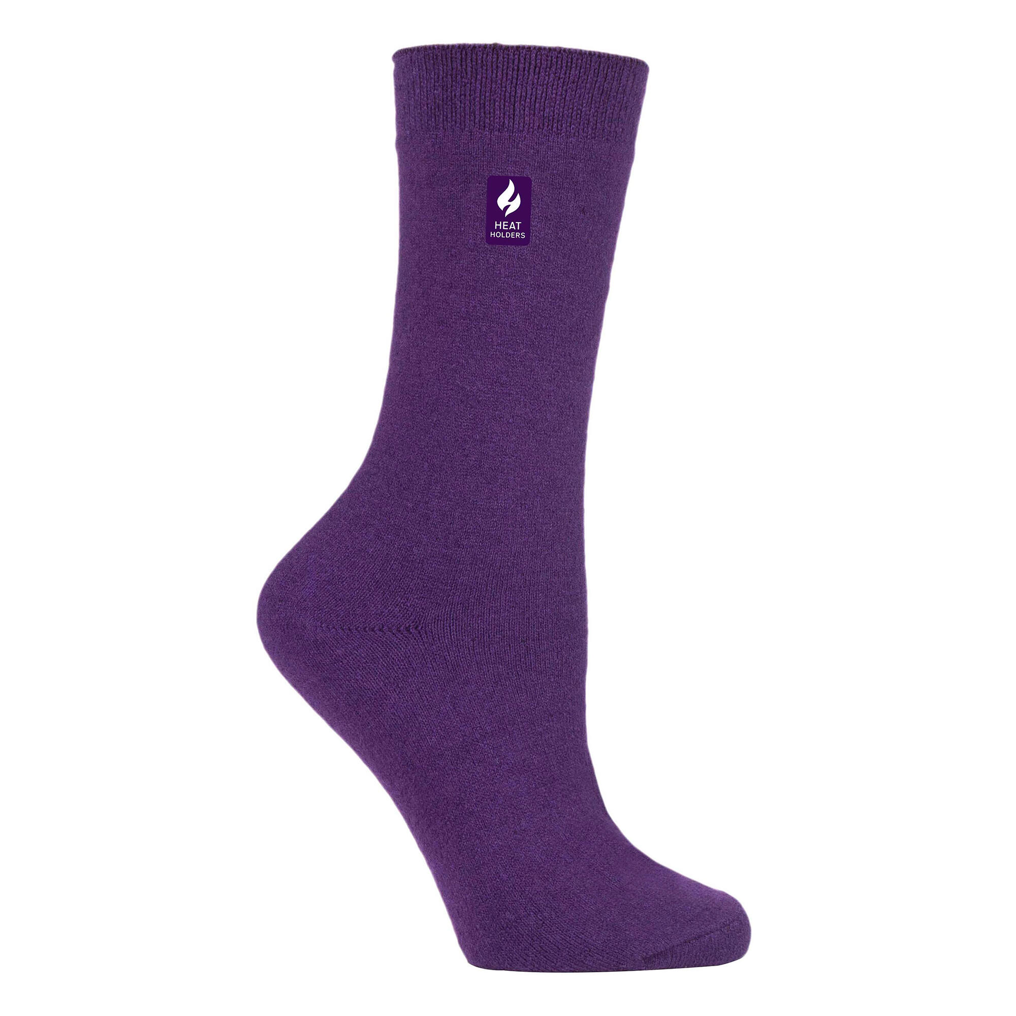 4 Pairs Ladies Ultra Lite Extra Thin 1.0 TOG Casual Thermal Socks 3/6