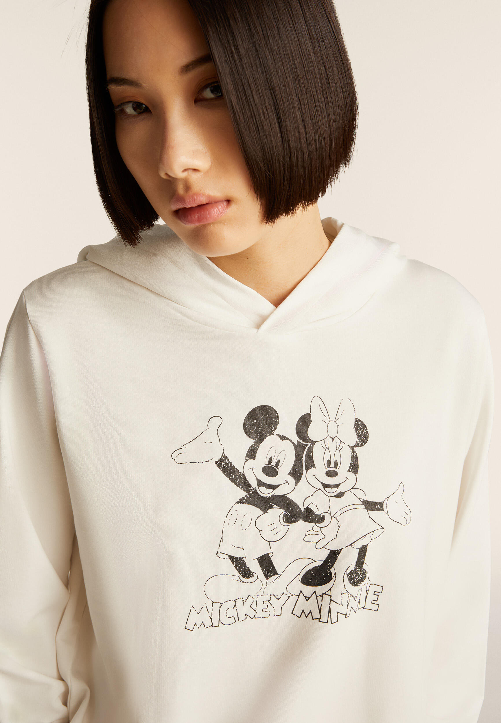 Sudadera comfort fit con capucha de Mickey y Minnie 4/5