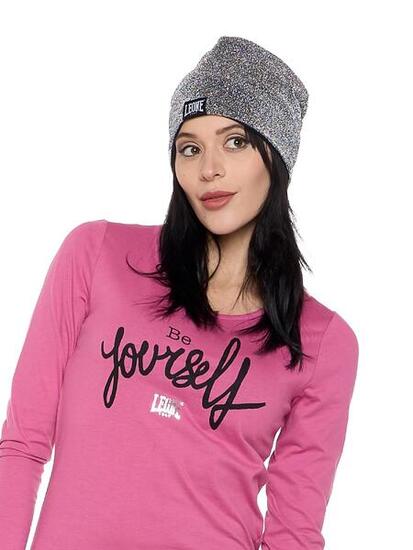 Damen-Langarm-T-Shirt mit „Pearl“-Aufdruck