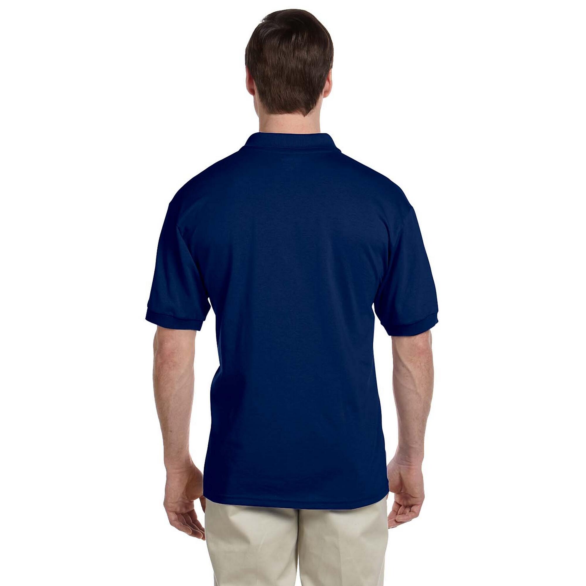 Camisola pólo DryBlend unissexo para adultos Azul Marinho 2/3