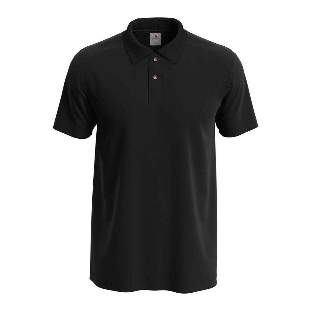 Unisex Adult Classic Polo Shirt (Black Opal)