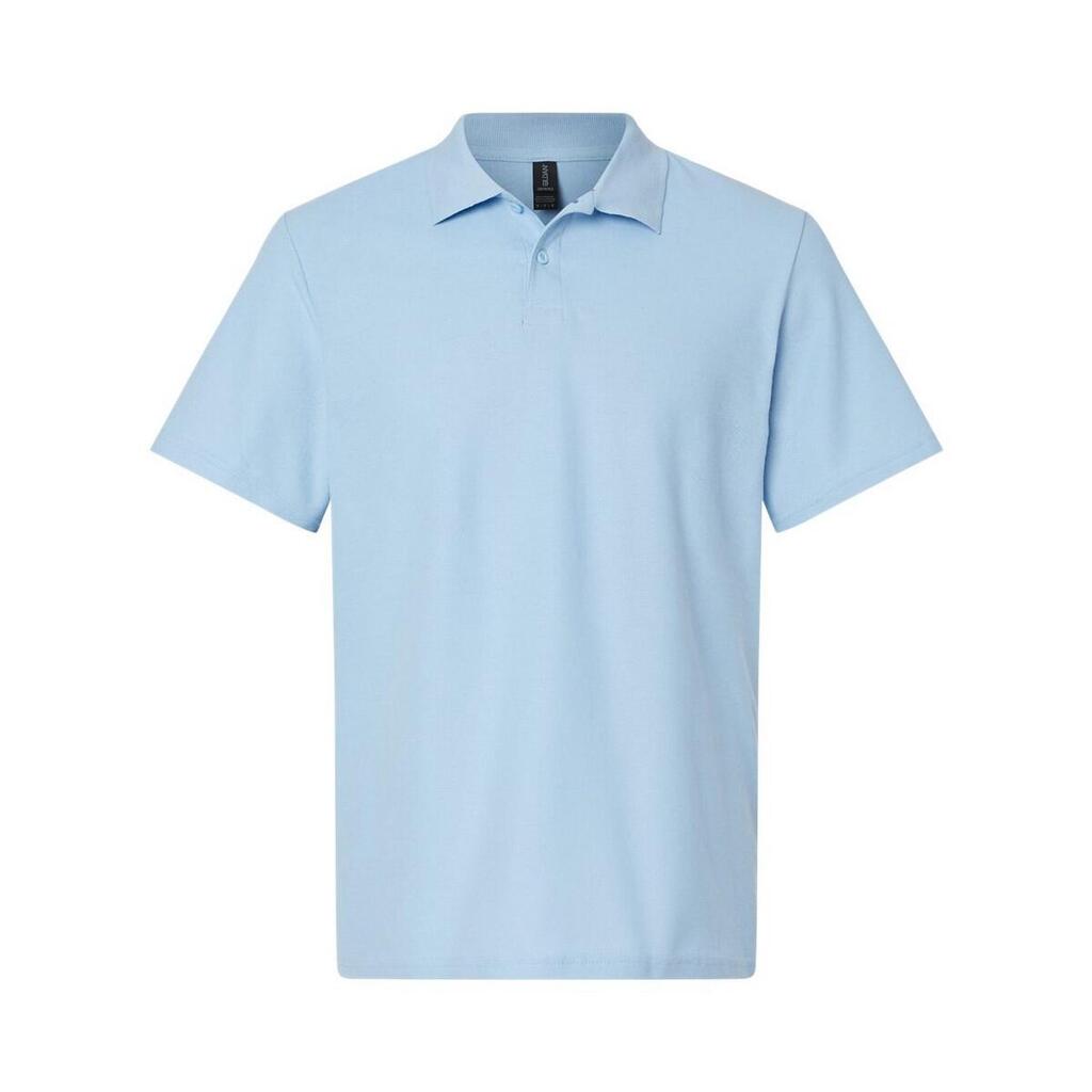 Unisex Adult Softstyle Pique Polo Shirt (Light Blue)