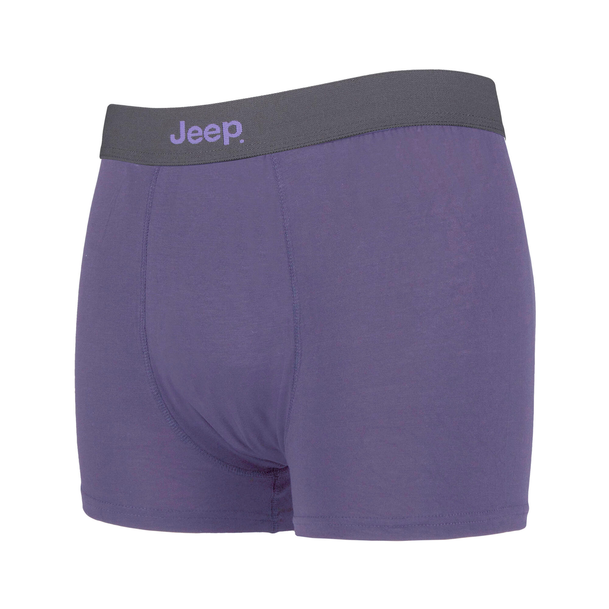 2 Pack Mens Soft Bamboo Fibres Comfortable Fitted Trunks 3/4