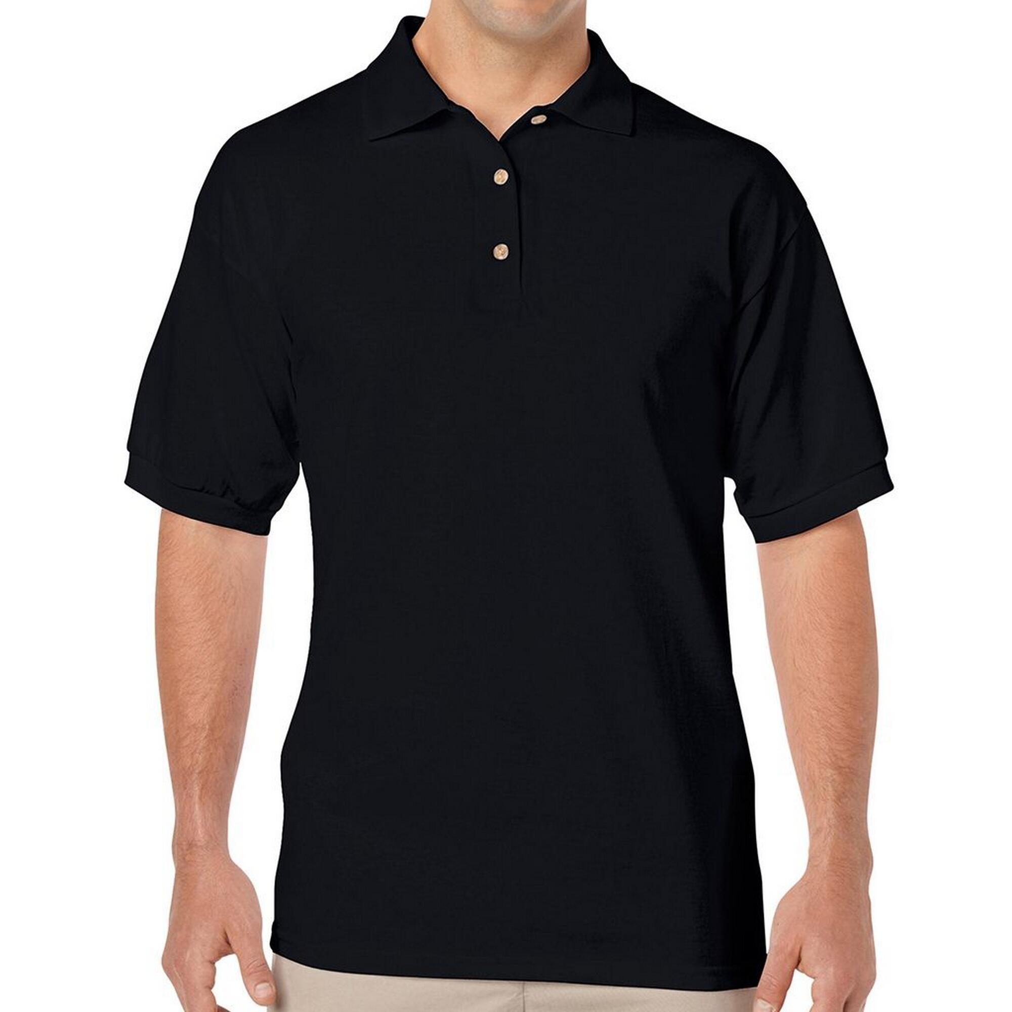 Maglietta Polo Adulto Unisex Gildan Nero 3/3